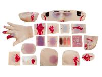 Имитаторы ранений и поражений для тренажера-манекена