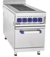 Плита электрическая, нерж.ст., 2 конфорки, духовка, 55x85(89,5)x86 см