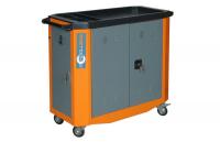 Тележка-хранилище ноутбуков с системой подзарядки для ноутбуков