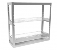 Стеллаж для тарелок 900х300х860 мм, оцинк.
