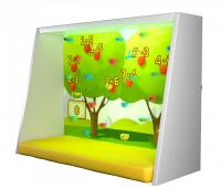 Интерактивный скалодром «Эльбрус» крепление к полу и потолку 2*2,6 м