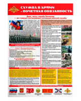 Стенд «Служба в армии - почетная обязанность»