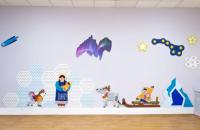 Развивающая панель "Снежная заря»