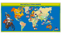 Стенд информационный "Валюты стран мира"